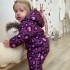Зимовий комбінезон принт Лео