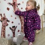 Зимний комбинезон принт лео