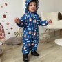 Зимовий комбінезон принт ведмеді