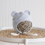 Шапочка для новонародженого велюр сіра