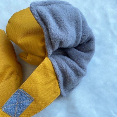 Рукавиці альпініст колір гірчичний