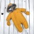 Зимний комбинезон аляска горчичный