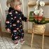 Зимовий комбінезон принт лисички