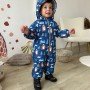 Зимовий комбінезон принт ведмеді