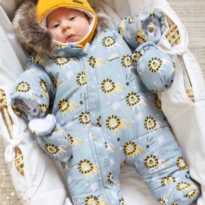Зимний комбинезон для малыша львы